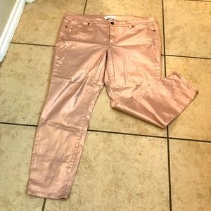 Pink jeans by Lane Bryant